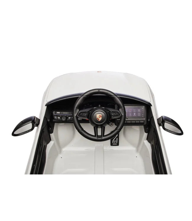 Porsche Macan Turbo Kinder Elektroauto mit Lithium Akku – Lizenziert, Ledersitz, Bluetooth, Fernbedienung, EVA,