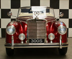 Mercedes-Benz 300S Kinder Oldtimer Elektroauto 12V – Lizenziert mit Ledersitz, MP3, Fernbedienung