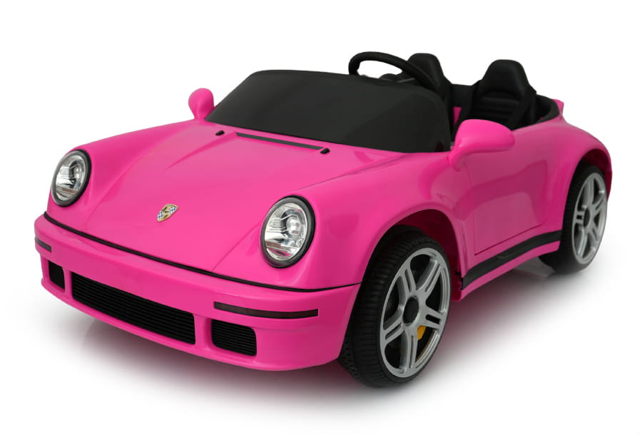 Porsche Ruf 2-Sitzer Kinder Elektroauto mit leistungsstarken 24V Akku  – Lizenziert, Leder, MP3, Fernbedienung, EVA, Stoßdämpfern