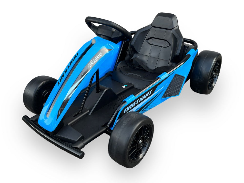 Elektro Kinder GoKart Drift Kart - 24 Volt mit Lithium Akku & 200 Watt Motor, bis zu 18km/h