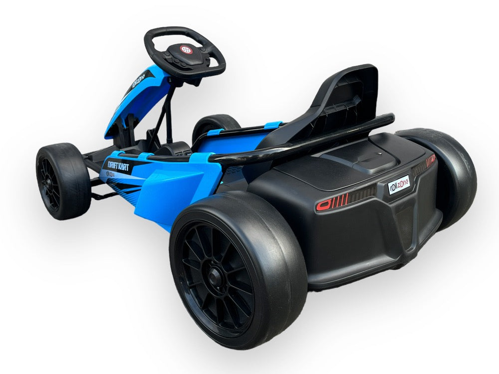 Elektro Kinder GoKart Drift Kart - 24 Volt mit Lithium Akku & 200 Watt Motor, bis zu 18km/h