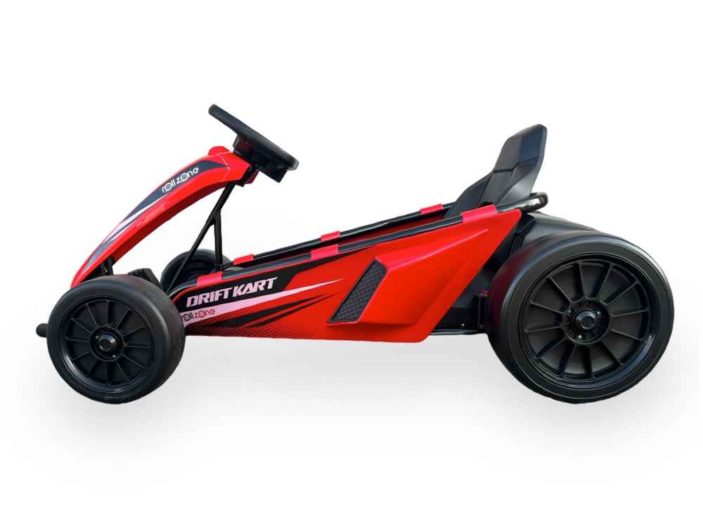 Elektro Kinder GoKart Drift Kart - 24 Volt mit Lithium Akku & 200 Watt Motor, bis zu 18km/h