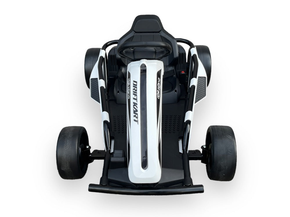 Elektro Kinder GoKart Drift Kart - 24 Volt mit Lithium Akku & 200 Watt Motor, bis zu 18km/h