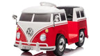 Volkswagen T1 Oldtimer Bus Classic Kinder Elektroauto 2x12V – EVA, Bluetooth, Fernbedienung, Leder