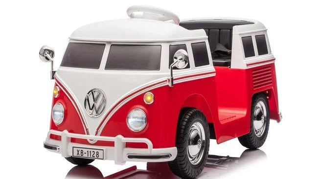 Volkswagen T1 Oldtimer Bus Classic Kinder Elektroauto 2x12V – EVA, Bluetooth, Fernbedienung, Leder