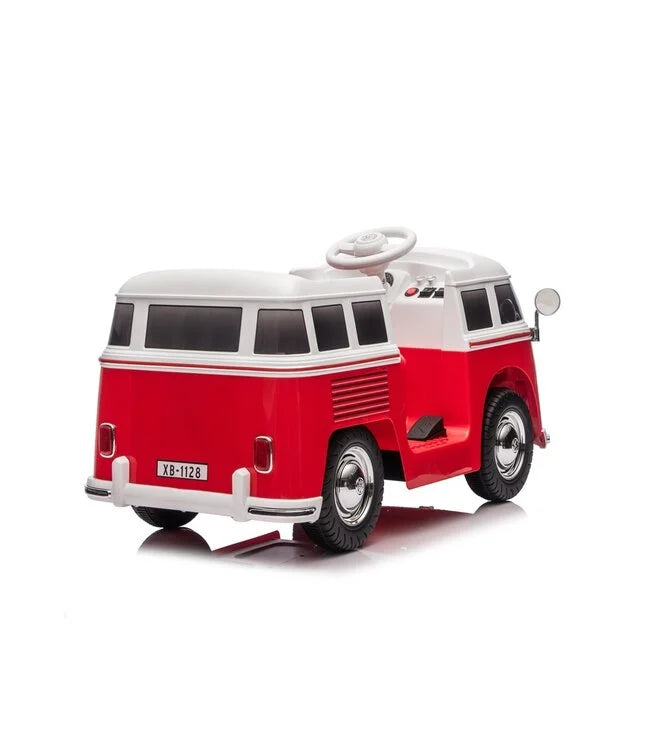 Volkswagen T1 Oldtimer Bus Classic Kinder Elektroauto 2x12V – EVA, Bluetooth, Fernbedienung, Leder
