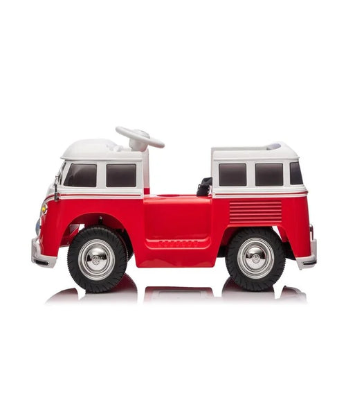 Volkswagen T1 Oldtimer Bus Classic Kinder Elektroauto 2x12V – EVA, Bluetooth, Fernbedienung, Leder