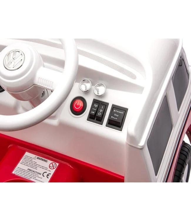 Volkswagen T1 Oldtimer Bus Classic Kinder Elektroauto 2x12V – EVA, Bluetooth, Fernbedienung, Leder