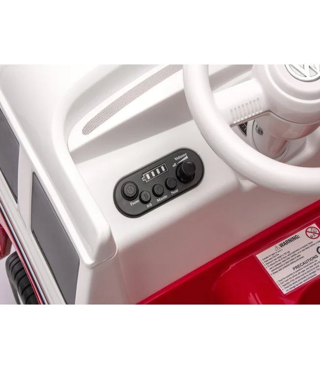 Volkswagen T1 Oldtimer Bus Classic Kinder Elektroauto 2x12V – EVA, Bluetooth, Fernbedienung, Leder