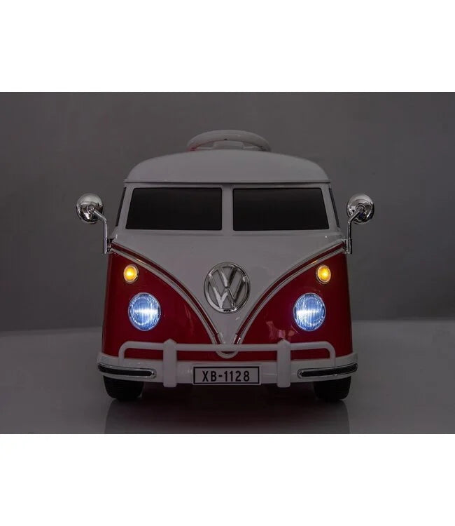 Volkswagen T1 Oldtimer Bus Classic Kinder Elektroauto 2x12V – EVA, Bluetooth, Fernbedienung, Leder