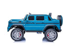 Mercedes G650 Maybach 2-Sitzer Kinder Elektroauto XXL lizenziert in weiß oder blau – Leder, 12km/h, EVA, Fernbedienung, MP3
