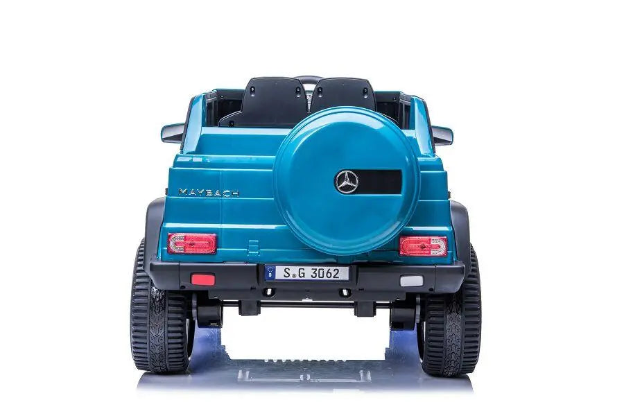 Mercedes G650 Maybach 2-Sitzer Kinder Elektroauto XXL lizenziert in weiß oder blau – Leder, 12km/h, EVA, Fernbedienung, MP3