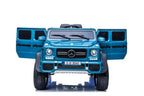 Mercedes G650 Maybach 2-Sitzer Kinder Elektroauto XXL lizenziert in weiß oder blau – Leder, 12km/h, EVA, Fernbedienung, MP3