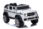 Mercedes G650 Maybach 2-Sitzer Kinder Elektroauto XXL lizenziert in weiß oder blau – Leder, 12km/h, EVA, Fernbedienung, MP3